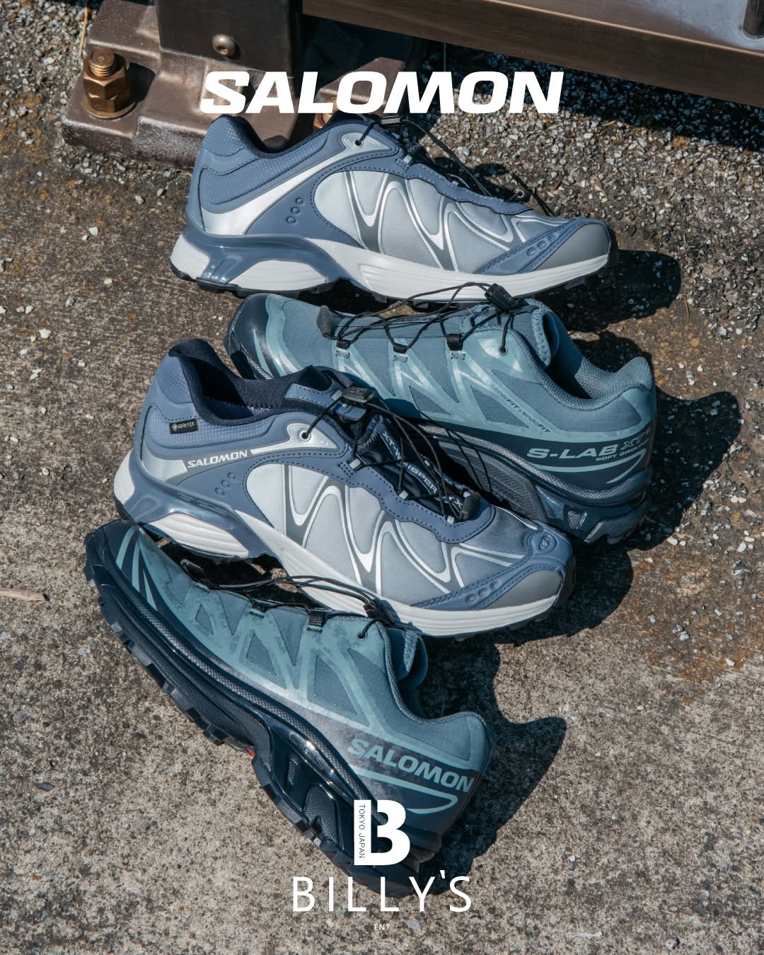 【BILLY'S EXCLUSIVE・2026年 10/23 発売】Salomon XT-6 PROTECTIVE & XT-WHISPER GTX “STORMY WEATHER/GRISAILLE” (サロモン) [L45405000/L45397300]