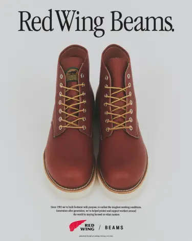 RED WING × BEAMS 2026 FW コラボコレクションが10/30 発売 (レッドウィング ビームス)