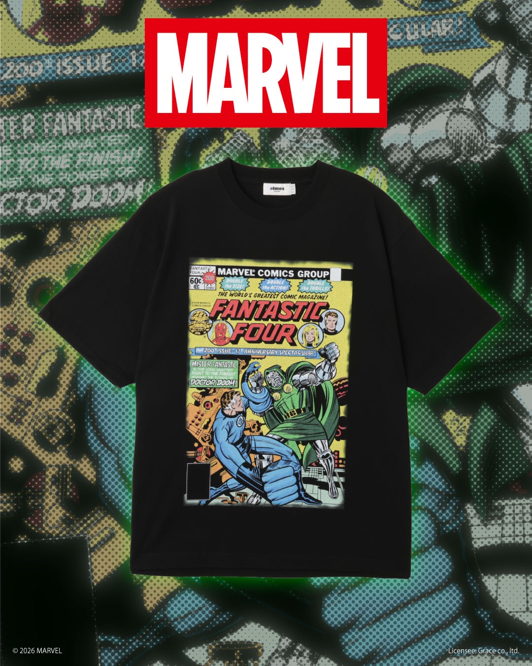 【2026年 10/31 発売】atmoscon × Avengers: Doomsday TEE (アベンジャーズ ドゥームズデイ アトモスコン)