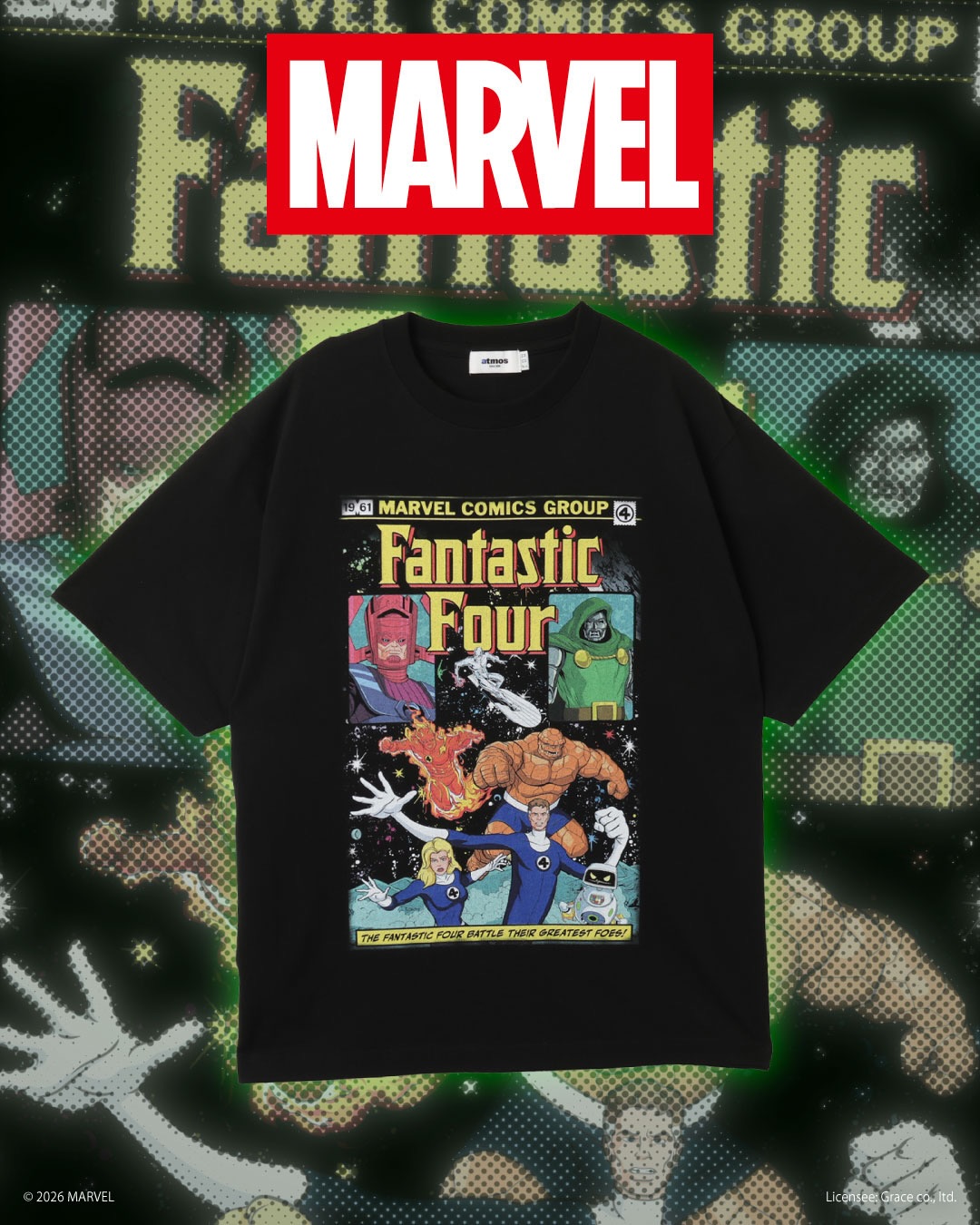 【2026年 10/31 発売】atmoscon × Avengers: Doomsday TEE (アベンジャーズ ドゥームズデイ アトモスコン)