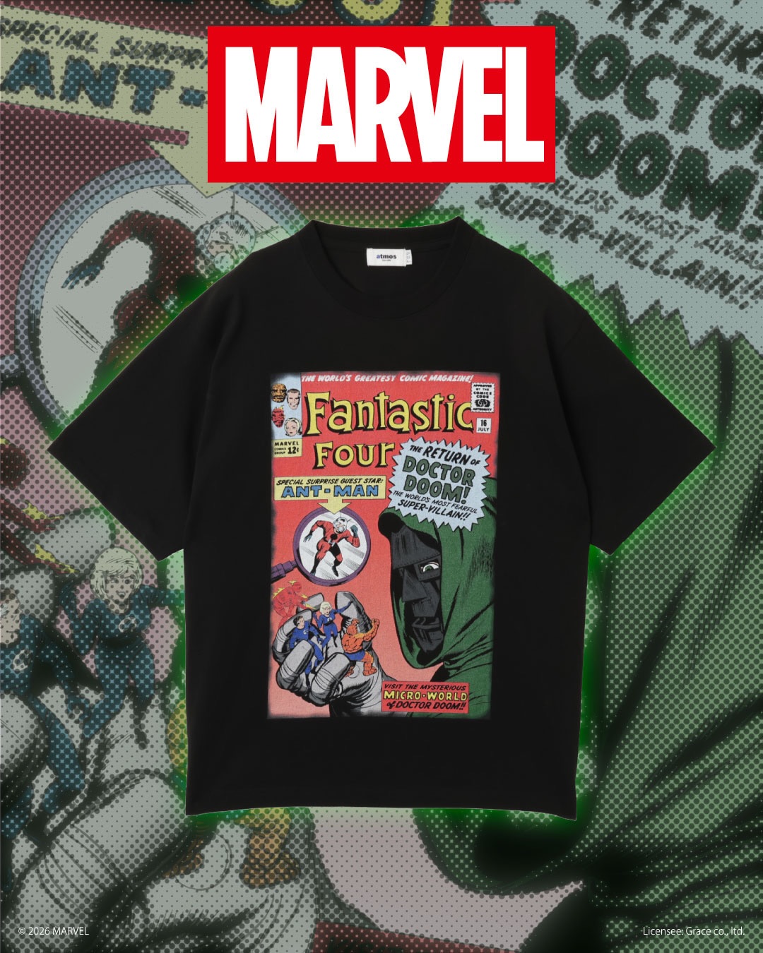 【2026年 10/31 発売】atmoscon × Avengers: Doomsday TEE (アベンジャーズ ドゥームズデイ アトモスコン)