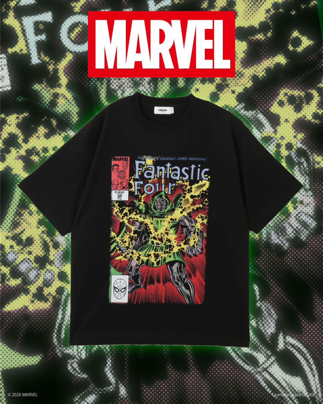 【2026年 10/31 発売】atmoscon × Avengers: Doomsday TEE (アベンジャーズ ドゥームズデイ アトモスコン)