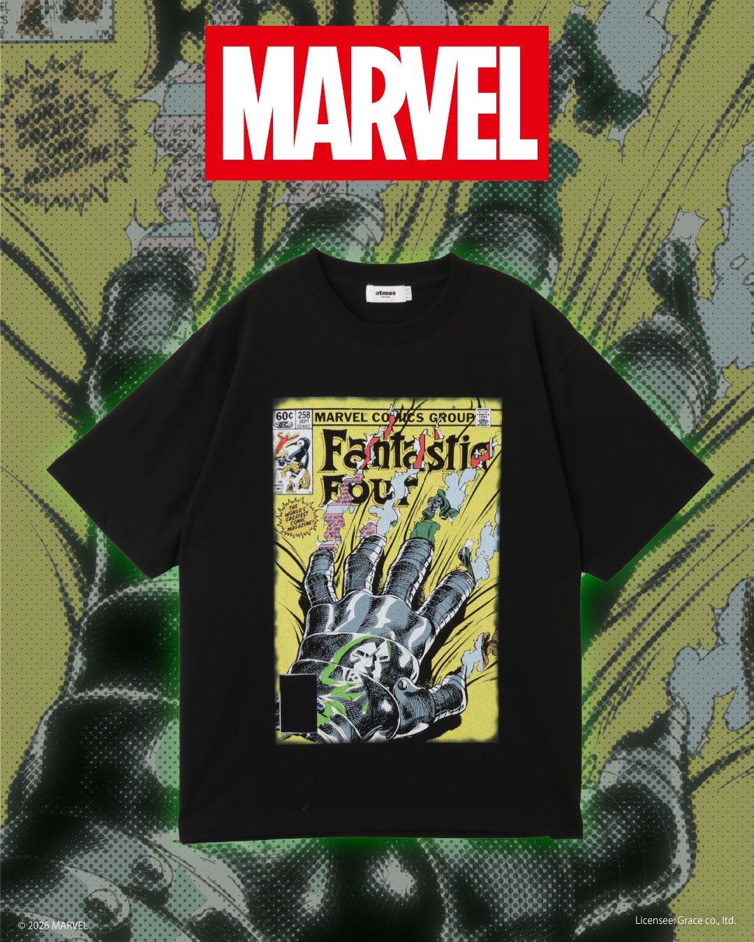 【2026年 10/31 発売】atmoscon × Avengers: Doomsday TEE (アベンジャーズ ドゥームズデイ アトモスコン)