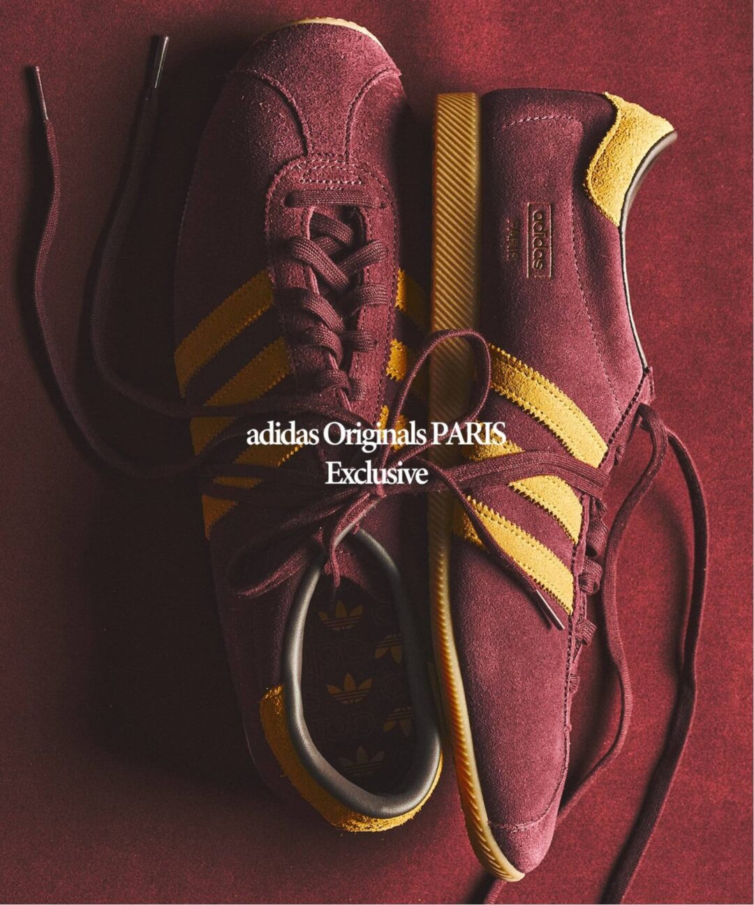 【2026年 10月中旬 発売】417 EDIFICE × adidas Originals PARIS "Burgundy" (エディフィス アディダス オリジナルス パリ "バーガンディ")