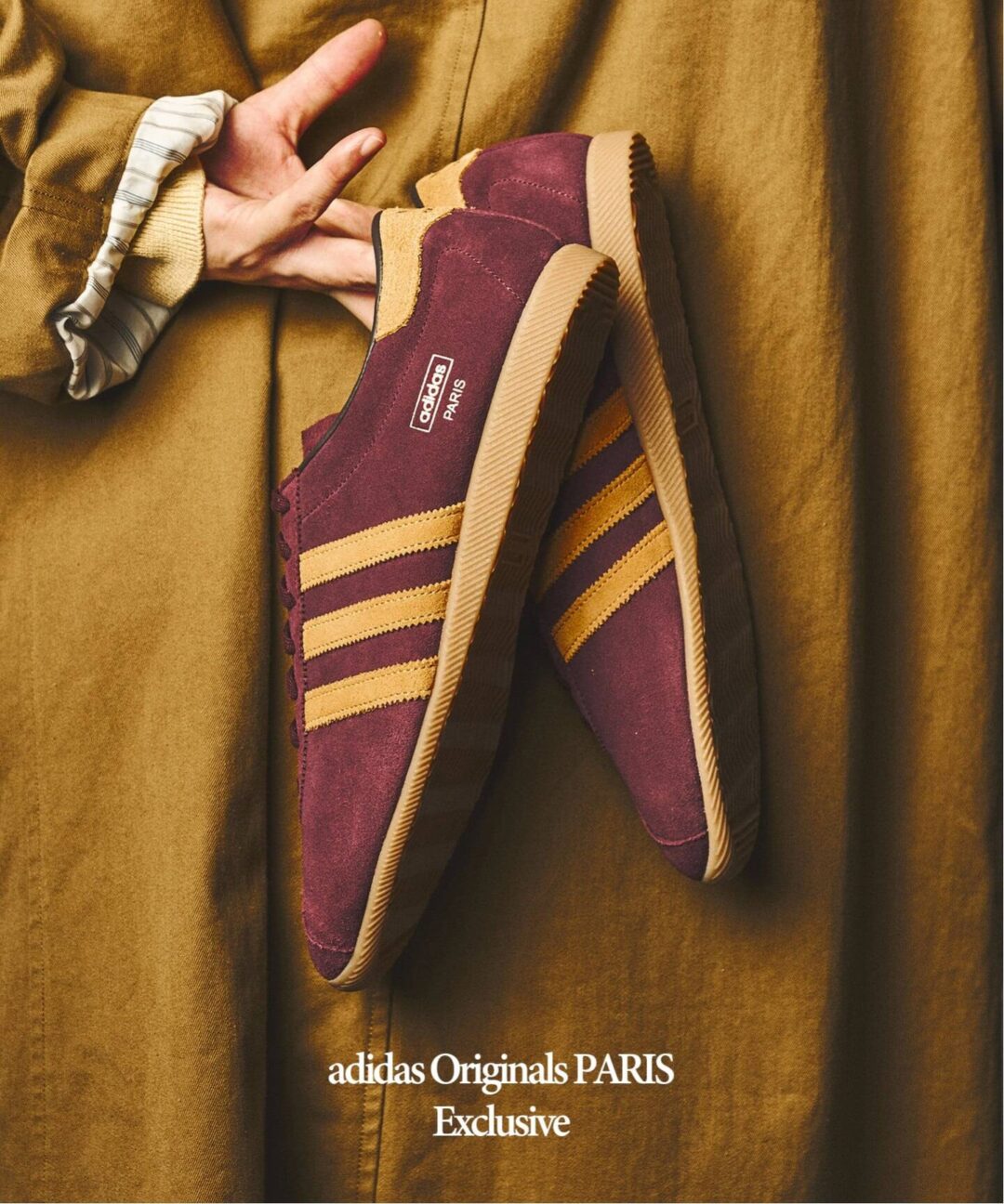 【2026年 10月中旬 発売】国内 417 EDIFICE 限定 adidas Originals PARIS “Burgundy” (エディフィス アディダス オリジナルス パリ “バーガンディ”)