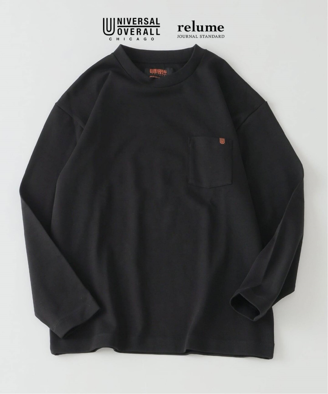 JOURNAL STANDARD relume × UNIVERSAL OVERALL 2026 FW 別注 "ヘビーウェイト ポンチ クルーネックロンTee"が11月中旬 発売 (ジャーナルスタンダード ユニバーサルオーバーオール)