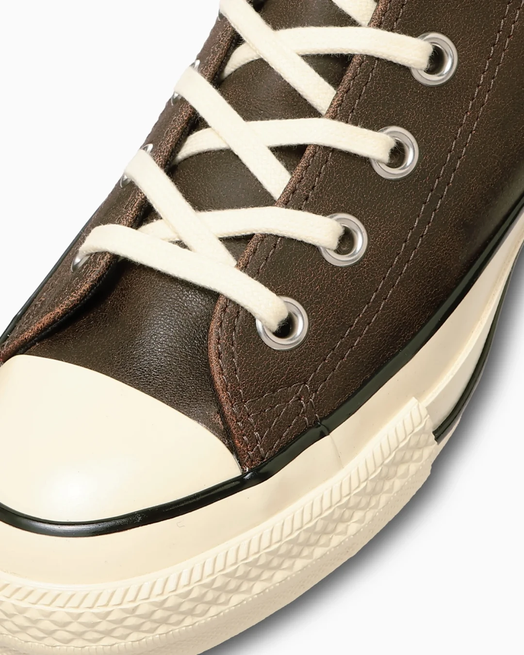 【2026年 10/16 発売】クラックドレザーを使用した CONVERSE ALL STAR AGED CRACKED LEATHER HI “Burnt Brown” (コンバース オールスター エイジド クラックドレザー “バーントブラウン”) [31319290]