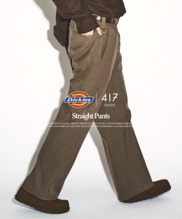 417 EDIFICE × Dickies 2026 FW 別注 "ストレート パンツ"が10月下旬 発売 (エディフィス ディッキーズ)