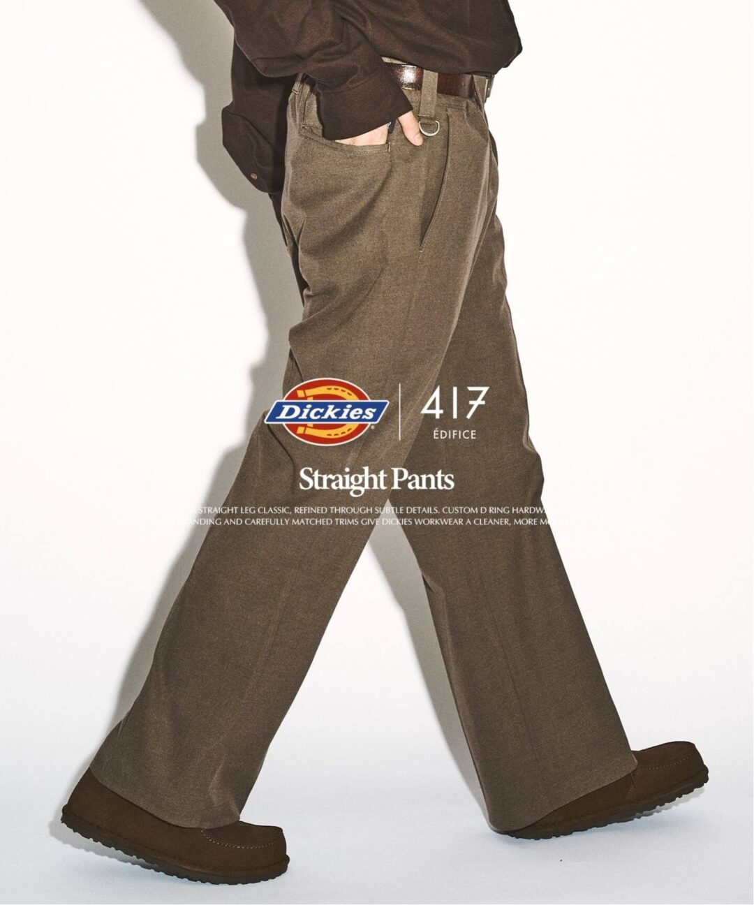 417 EDIFICE × Dickies 2026 FW 別注 “ストレート パンツ”が10月下旬 発売 (エディフィス ディッキーズ)