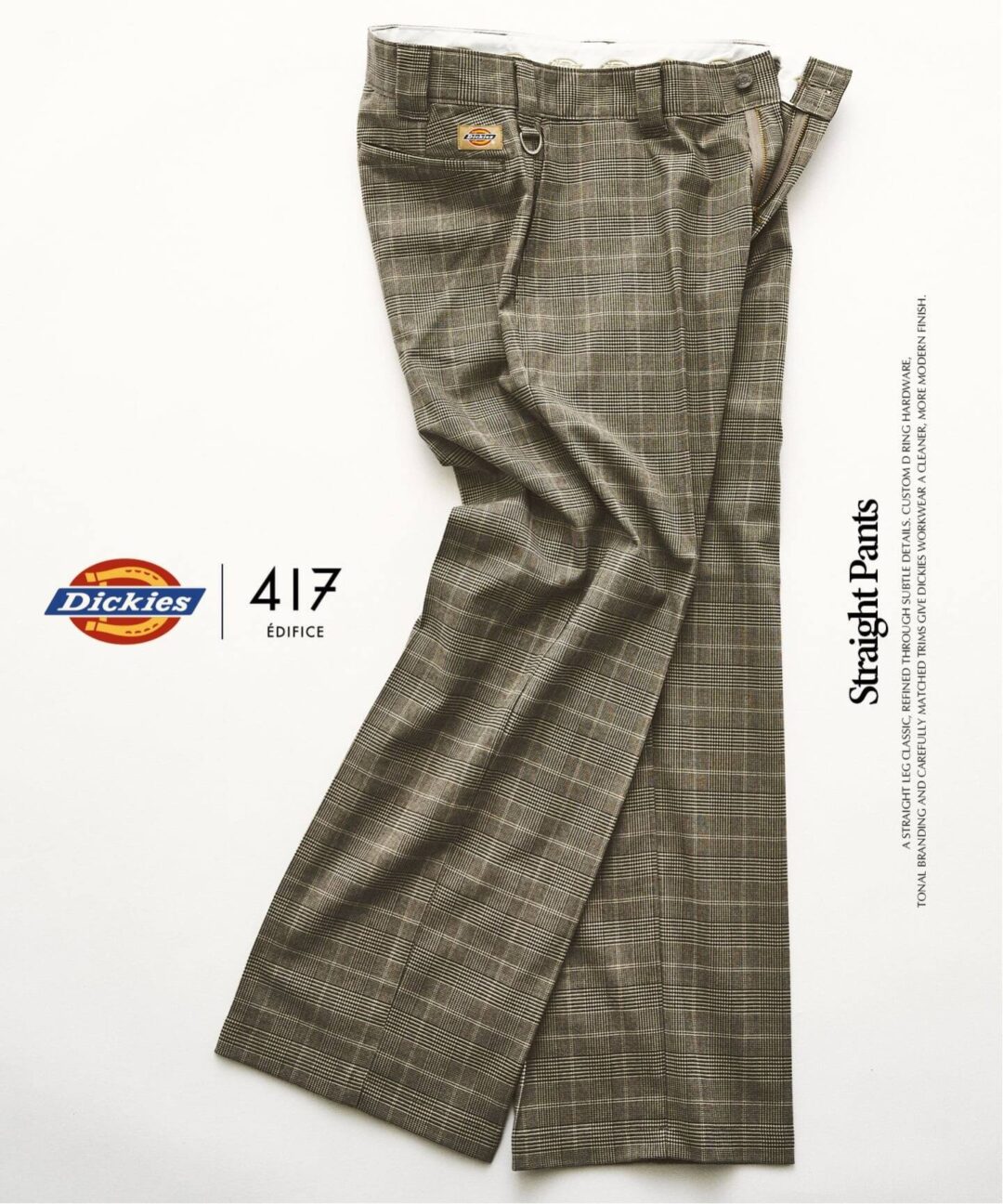 417 EDIFICE × Dickies 2026 FW 別注 “ストレート パンツ”が10月下旬 発売 (エディフィス ディッキーズ)