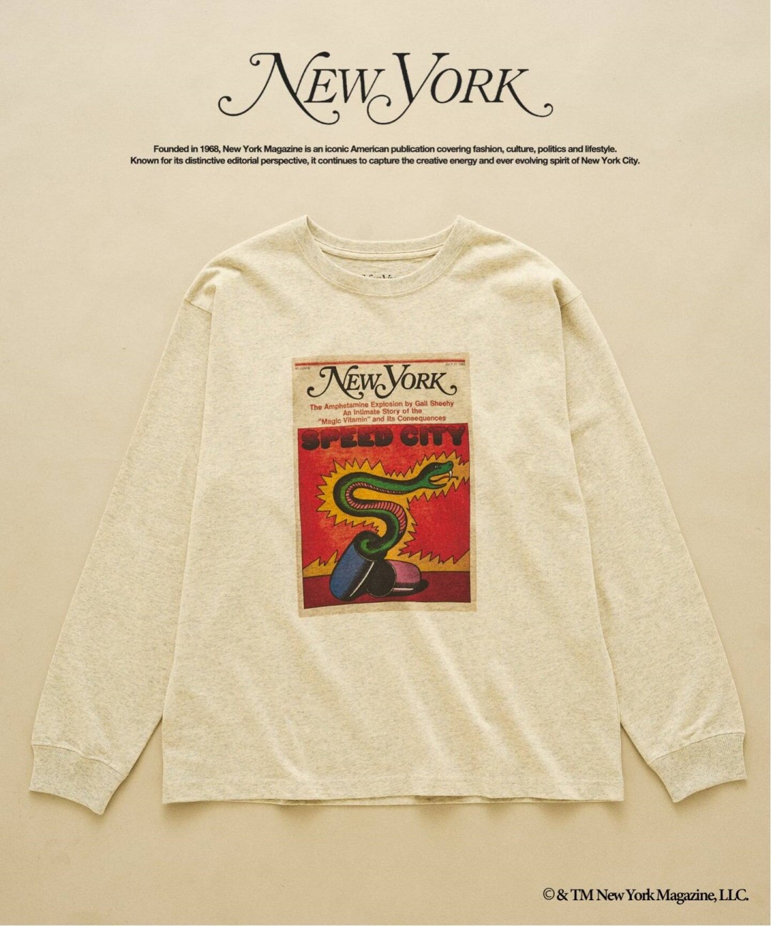 417 EDIFICE × NY MAGAZINE 2026 FW 別注 “ロングスリーブ Tシャツ & キャップ”が発売 (エディフィス ニューヨーク・マガジン)