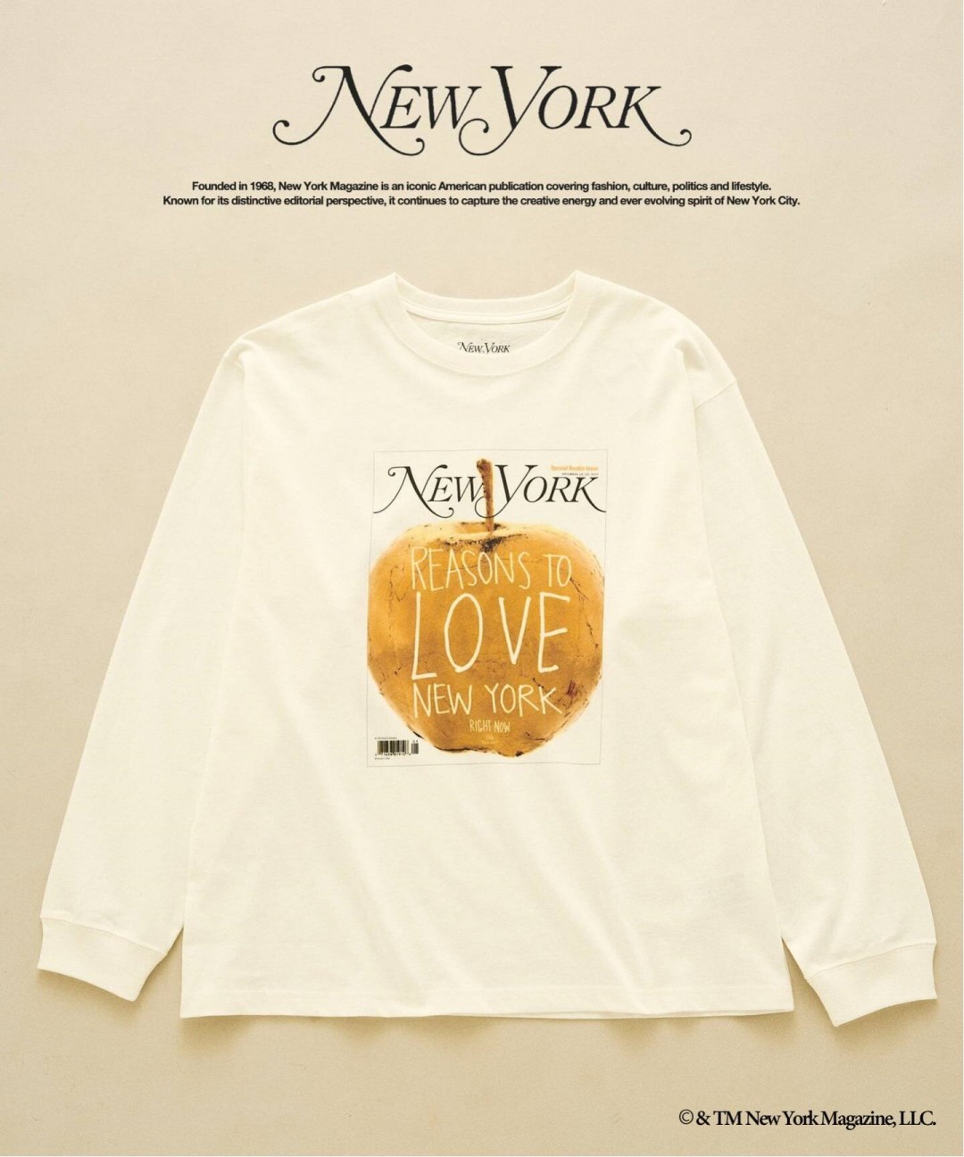 417 EDIFICE × NY MAGAZINE 2026 FW 別注 “ロングスリーブ Tシャツ & キャップ”が発売 (エディフィス ニューヨーク・マガジン)