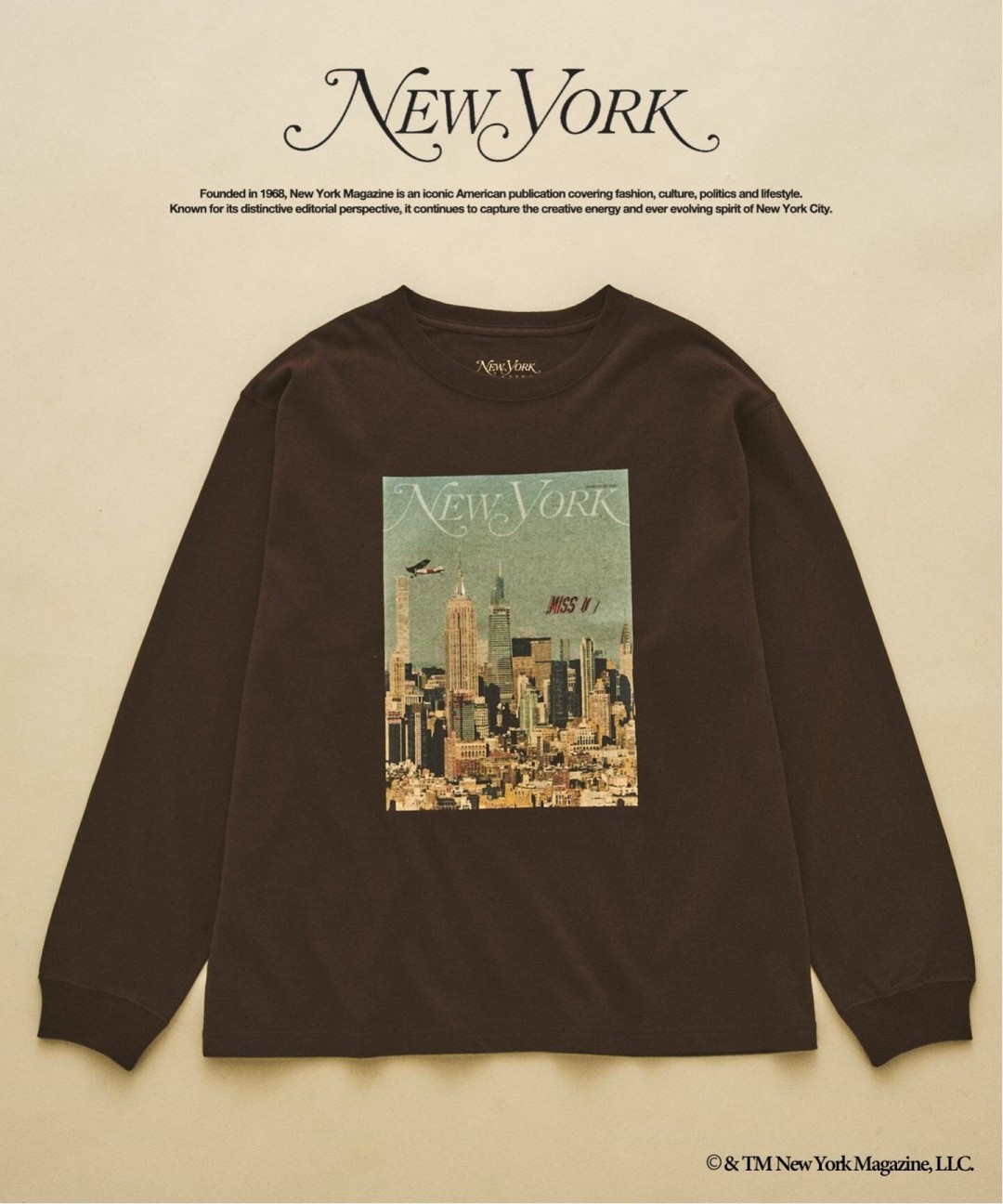417 EDIFICE × NY MAGAZINE 2026 FW 別注 “ロングスリーブ Tシャツ & キャップ”が発売 (エディフィス ニューヨーク・マガジン)