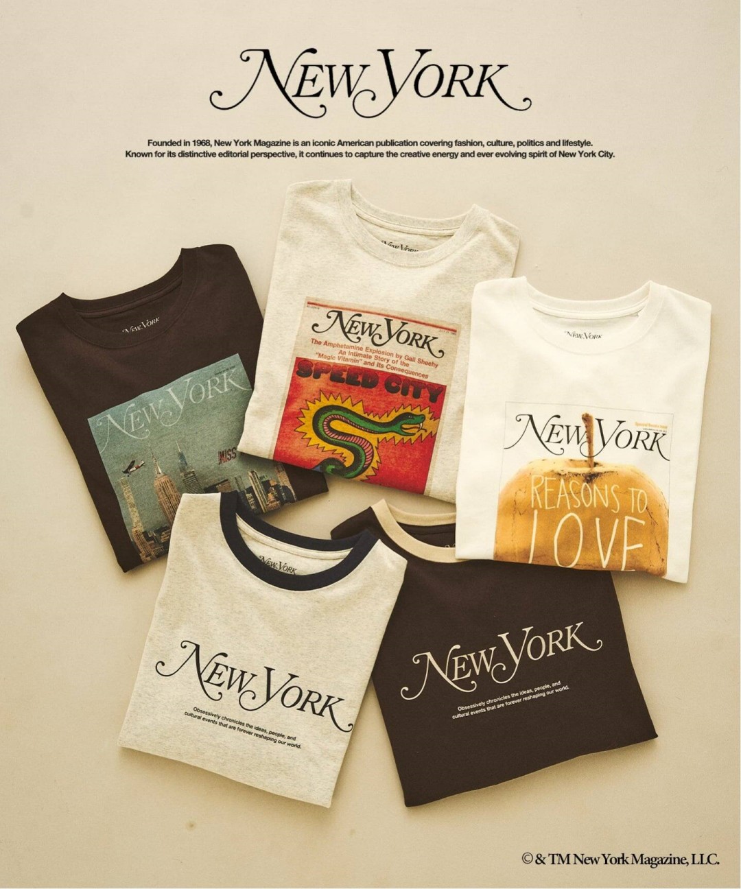 417 EDIFICE × NY MAGAZINE 2026 FW 別注 “ロングスリーブ Tシャツ & キャップ”が発売 (エディフィス ニューヨーク・マガジン)