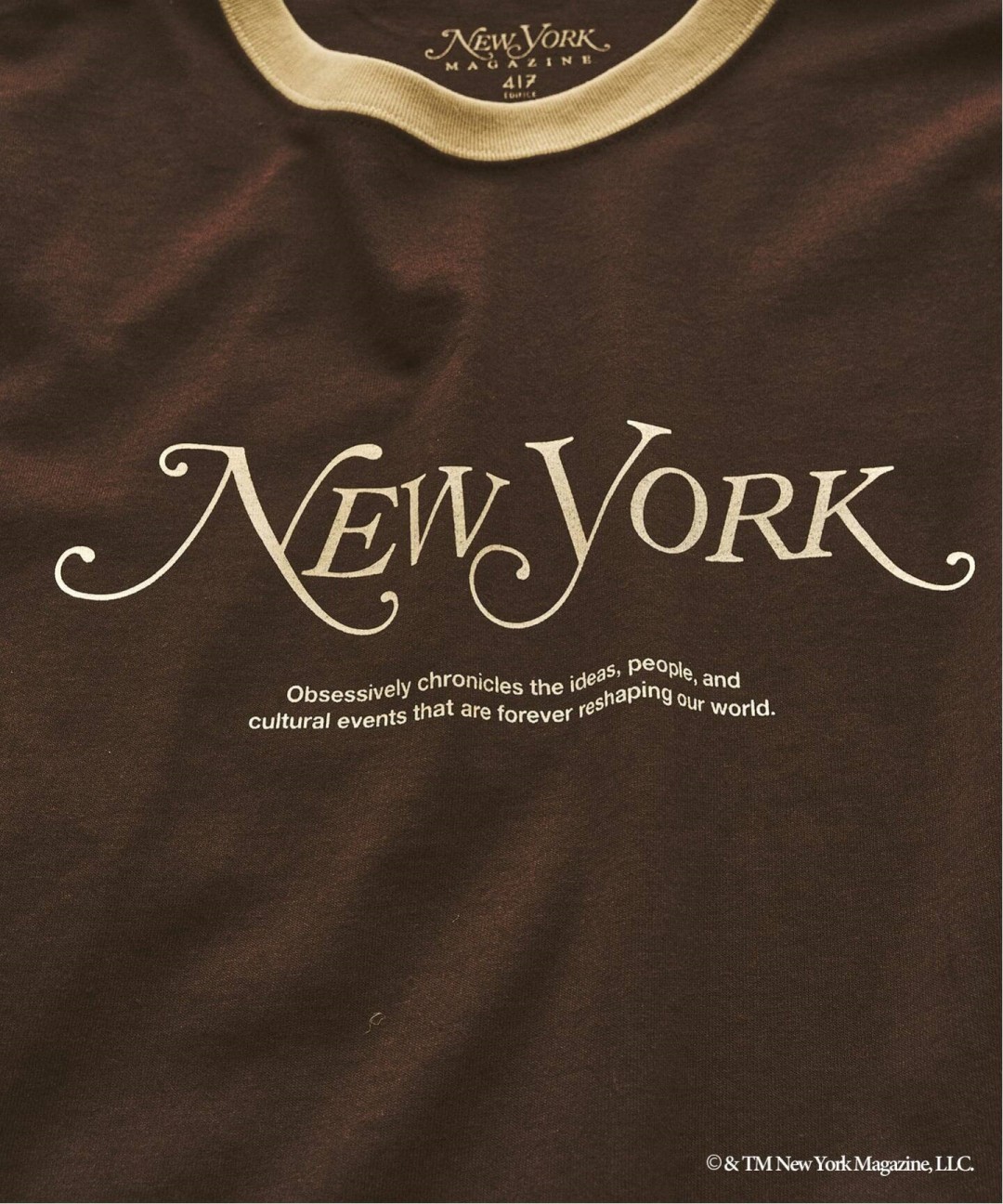 417 EDIFICE × NY MAGAZINE 2026 FW 別注 “ロングスリーブ Tシャツ & キャップ”が発売 (エディフィス ニューヨーク・マガジン)