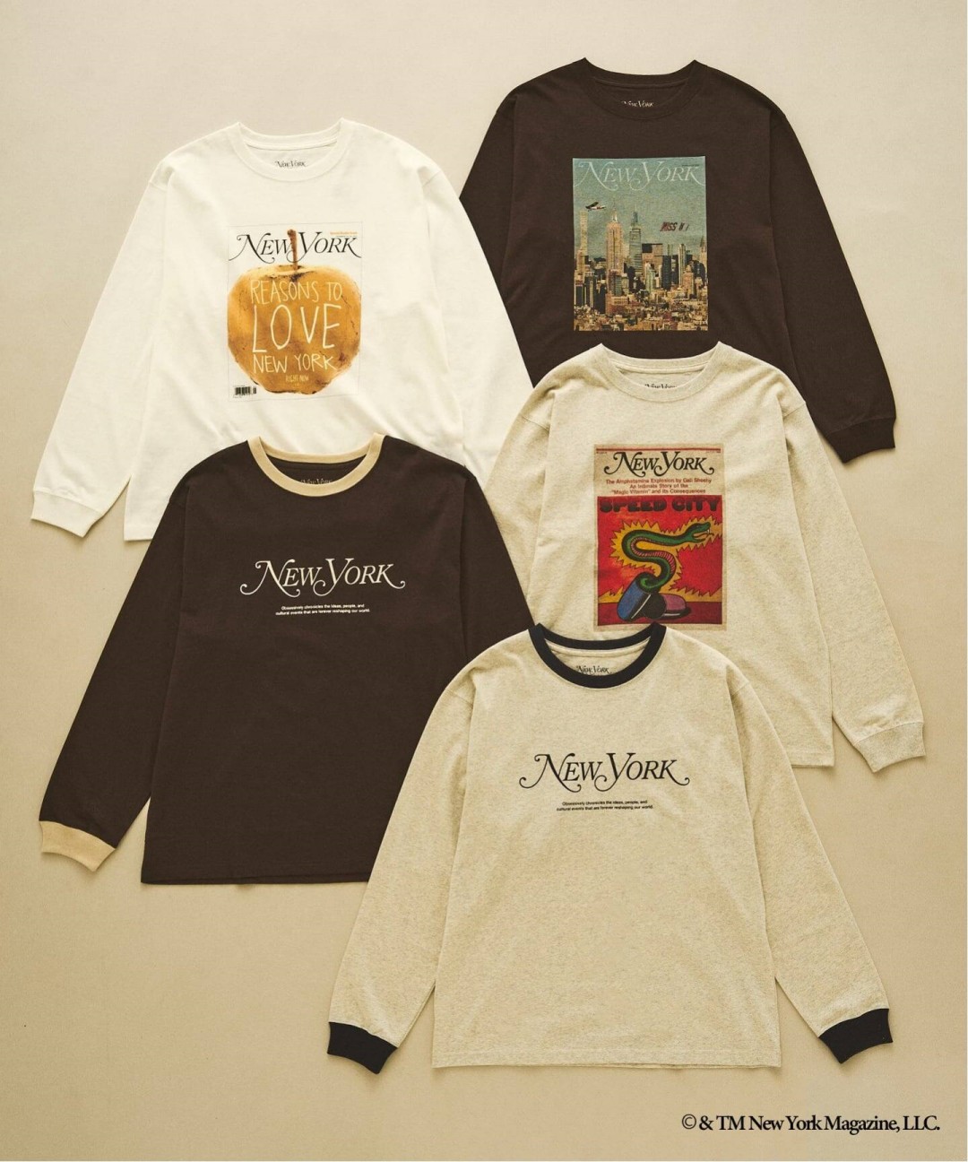 417 EDIFICE × NY MAGAZINE 2026 FW 別注 “ロングスリーブ Tシャツ & キャップ”が発売 (エディフィス ニューヨーク・マガジン)
