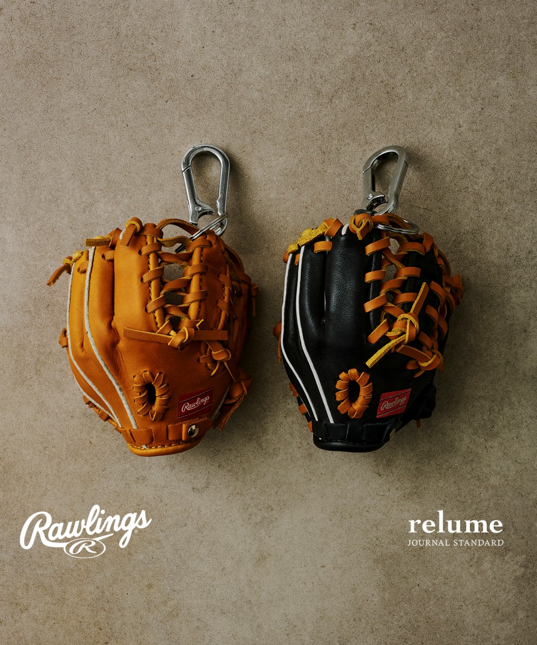 JOURNAL STANDARD relume × Rawlings 2026年 FW 別注 “名品グラブ ミニチュアキーホルダー”が10/23 発売 (ジャーナルスタンダード ローリングス)