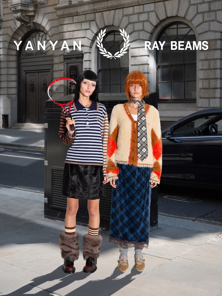 YanYan × FRED PERRY × Ray BEAMS 初トリプルコラボ ニットアイテム2型が2026年 10/23 発売 (ヤンヤン フレッドペリー レイビームス)
