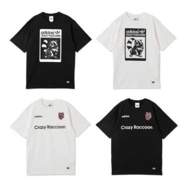 【2026年 10/31 発売】CRAZY RACCOON × atmos × adidas Originals TEE (クレイジーラクーン アトモス アディダス オリジナルス)