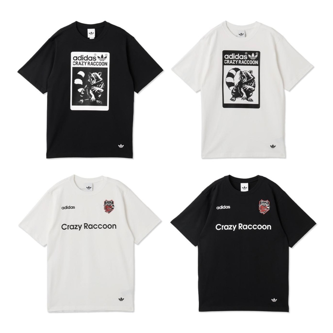 【2026年 10/31 発売】CRAZY RACCOON × atmos × adidas Originals TEE (クレイジーラクーン アトモス アディダス オリジナルス)