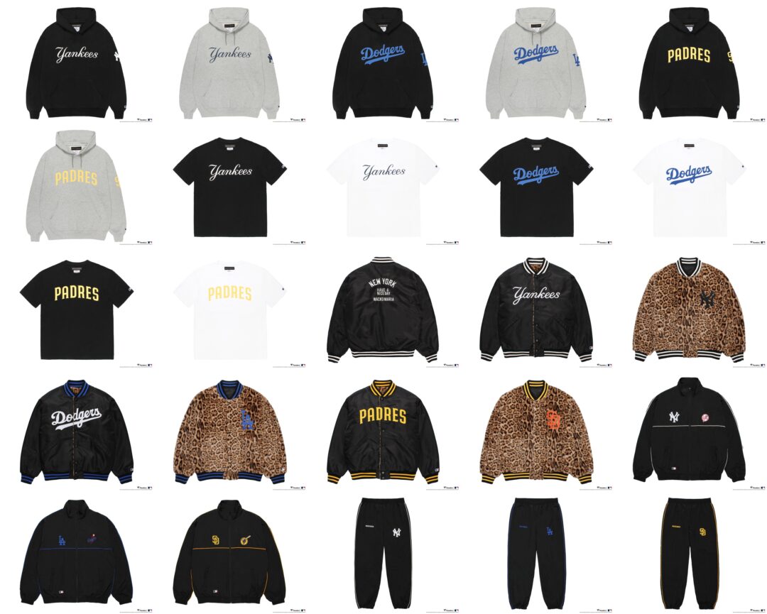 WACKO MARIA × MLB 2026 FW コラボが10/10 発売 (ワコマリア エムエルビー 2026年 秋冬)