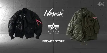 FREAK’S STORE × ALPHA INDUSTRIES × NANGA "リバーシブル MA-1 & M-65 PARKA"が2026年 10/9 発売 (フリークスストア アルファ インダストリーズ ナンガ)