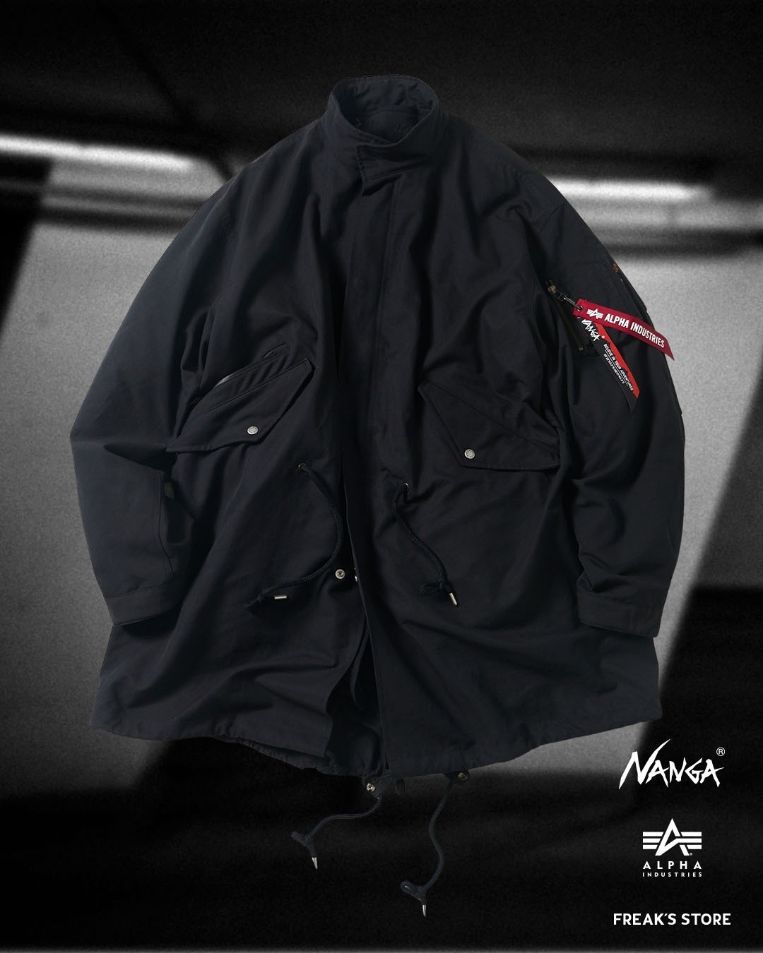 FREAK’S STORE × ALPHA INDUSTRIES × NANGA “リバーシブル MA-1 & M-65 PARKA”が2026年 10/9 発売 (フリークスストア アルファ インダストリーズ ナンガ)