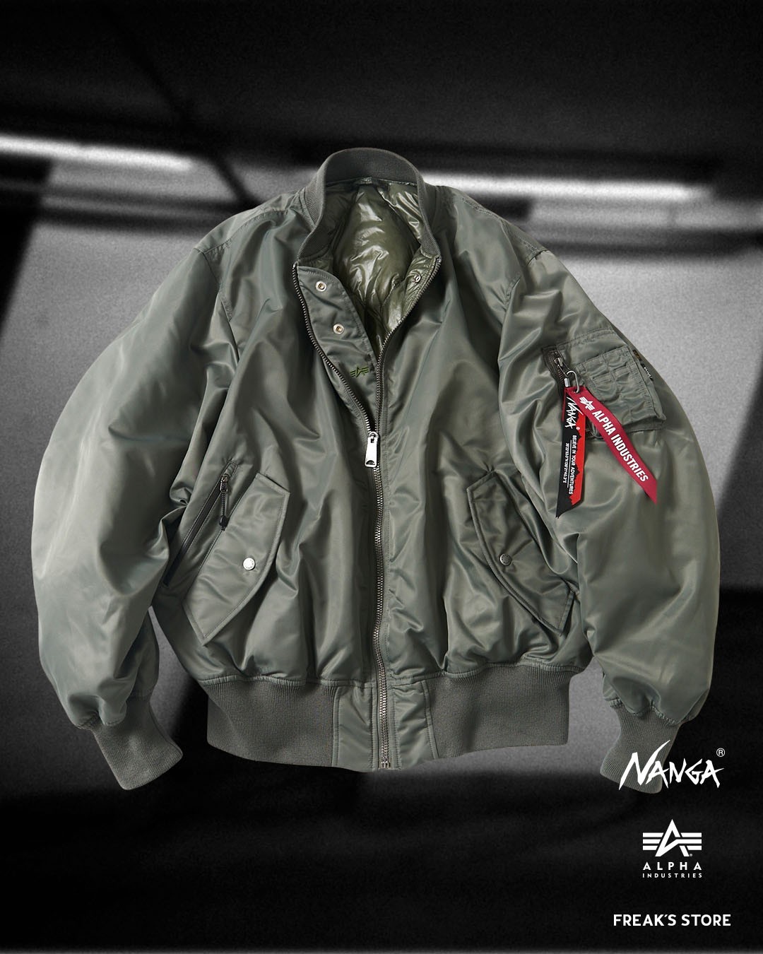 FREAK’S STORE × ALPHA INDUSTRIES × NANGA “リバーシブル MA-1 & M-65 PARKA”が2026年 10/9 発売 (フリークスストア アルファ インダストリーズ ナンガ)