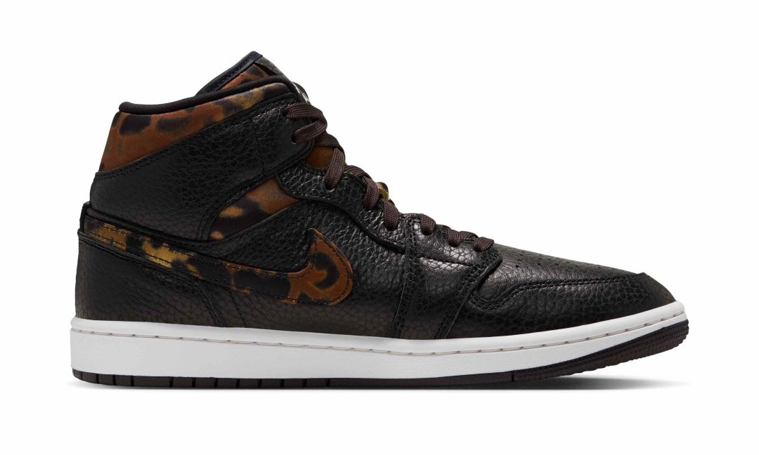 【2026年 10/17 発売】NIKE W AIR JORDAN 1 MID SE “Leopard/Black/Velvet Brown” (ナイキ エア ジョーダン ミッド “レオパード/ブラック/ベルベットブラウン”) [IQ5161-001]
