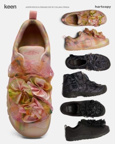 【2026年 10月 発売予定】Collina Strada × KEEN "Jasper Rocks & Targhee EXP" (コリーナ・ストラーダ キーン)