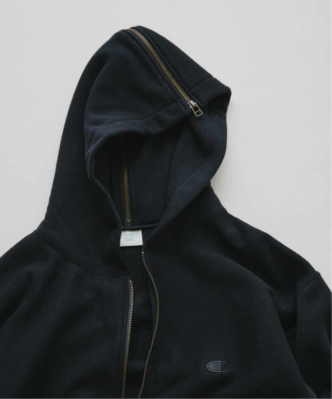 Champion × JOURNAL STANDARD relume 2026 FW 別注 “RW エルボーパッチ ジップパーカー”が11月下旬 発売 (チャンピオン ジャーナルスタンダード)