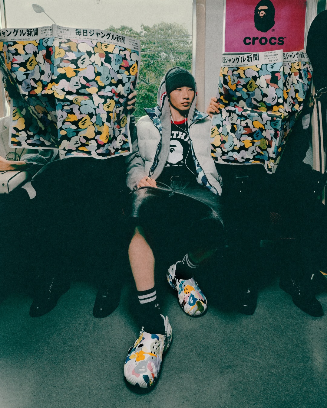 A BATHING APE × Crocs 2026 FW “Echo 2 Clog”が10/3 & 10/8 発売 (ア ベイシング エイプ クロックス)