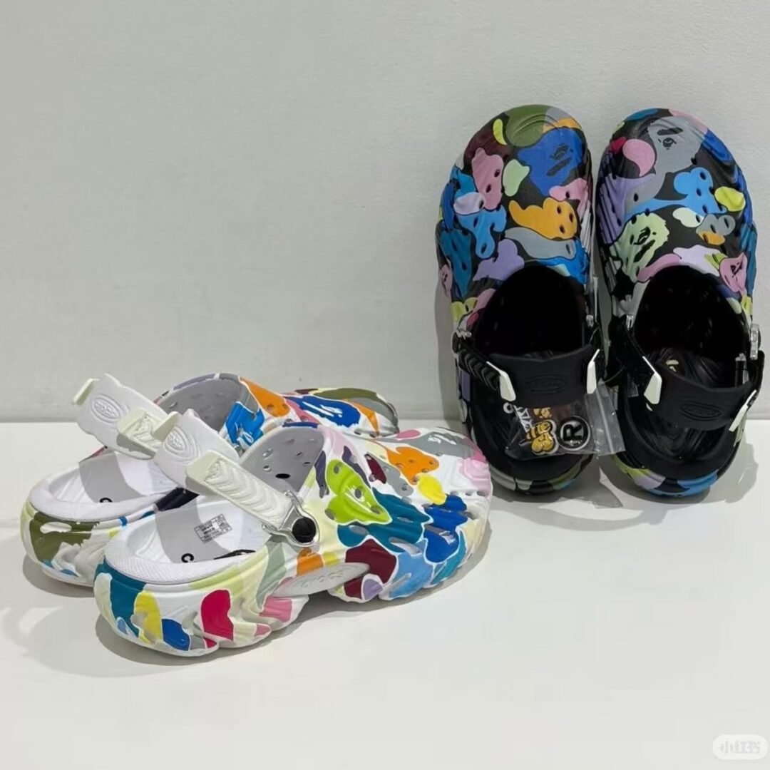 A BATHING APE × Crocs 2026 FW “Echo 2 Clog”が10/3 & 10/8 発売 (ア ベイシング エイプ クロックス)