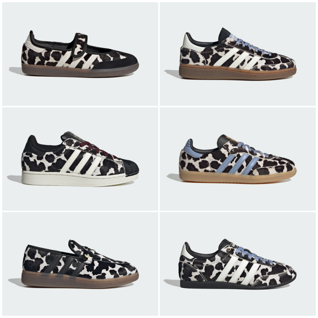 【2026年 10/8 発売】adidas Originals "Cow Print Collection" HANDBALL SPEZIAL & JAPAN & SAMBA & SUPERSTAR (アディダス オリジナルス "カウプリント" ジャパン ハンドボール スペツィアル サンバ ジェーン スーパースター) [KK2674/KK0921/KJ7448/KJ4647/KI2183/HQ9483]