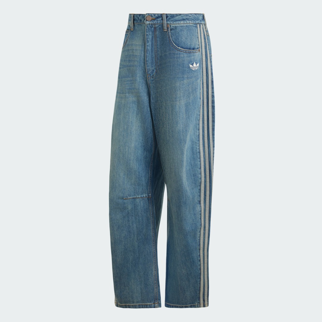 adidas Originals 2026 FW “ウィンター クラブ バレルレッグ デニムジーンズ”が11/2 発売 (アディダス オリジナルス “Winter Club Barrel-Leg Denim Jeans”) [LI3075/LI3039]