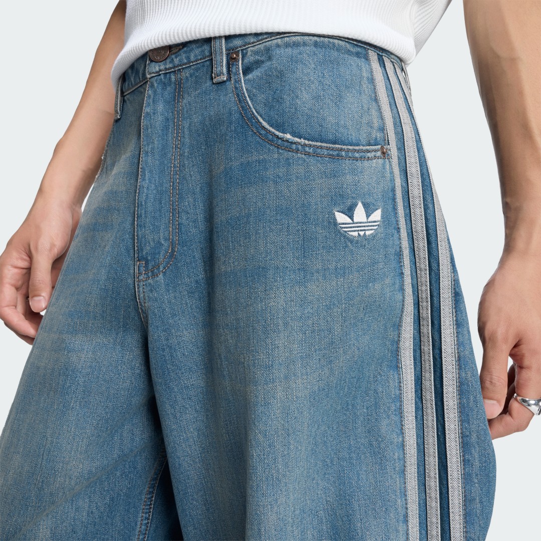adidas Originals 2026 FW “ウィンター クラブ バレルレッグ デニムジーンズ”が11/2 発売 (アディダス オリジナルス “Winter Club Barrel-Leg Denim Jeans”) [LI3075/LI3039]