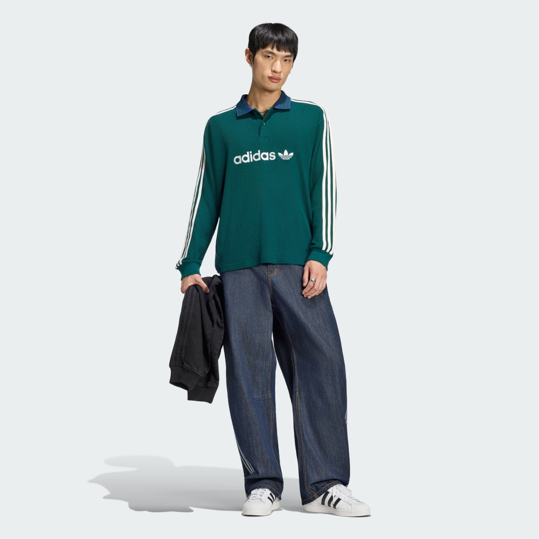 adidas Originals 2026 FW “ウィンター クラブ バレルレッグ デニムジーンズ”が11/2 発売 (アディダス オリジナルス “Winter Club Barrel-Leg Denim Jeans”) [LI3075/LI3039]