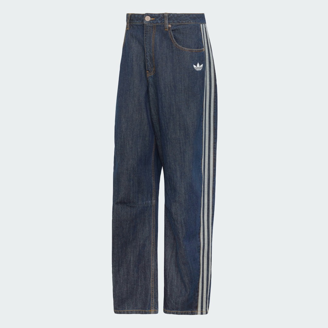adidas Originals 2026 FW “ウィンター クラブ バレルレッグ デニムジーンズ”が11/2 発売 (アディダス オリジナルス “Winter Club Barrel-Leg Denim Jeans”) [LI3075/LI3039]