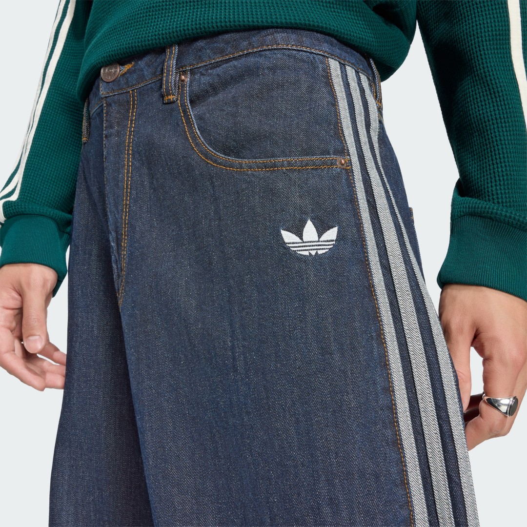 adidas Originals 2026 FW “ウィンター クラブ バレルレッグ デニムジーンズ”が11/2 発売 (アディダス オリジナルス “Winter Club Barrel-Leg Denim Jeans”) [LI3075/LI3039]