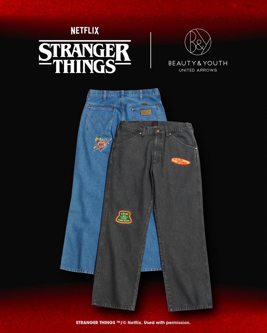 Stranger Things × BEAUTY&YOUTH コラボアイテムが2026年 10/30 12:00 発売 (ストレンジャー・シングス ビューティアンドユース)