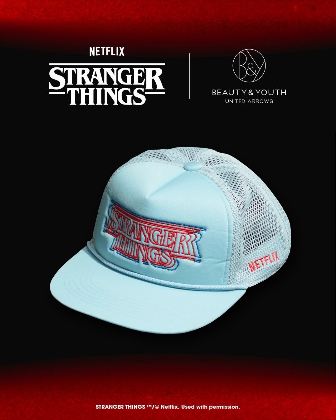 Stranger Things × BEAUTY&YOUTH コラボアイテムが2026年 10/30 12:00 発売 (ストレンジャー・シングス ビューティアンドユース)