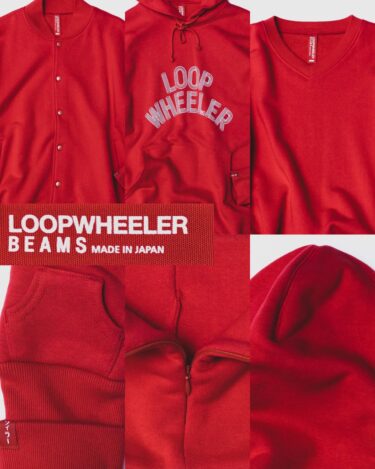 LOOPWHEELER × BEAMS JAPAN “NIPPON RED” COLLECTIONが2026年 10/17 発売 (ループウィラー ビームス ジャパン "ニッポンレッド" コレクション)
