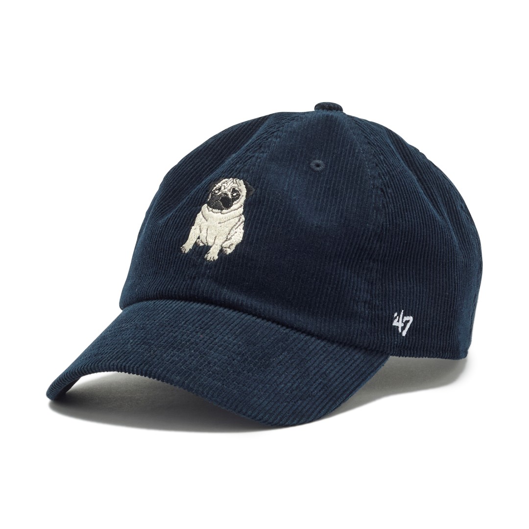 柴犬、パグ、シュナウザー、ポメラニアンをモチーフにした「’47 / フォーティーセブン」キャップが発売 (CLEAN UP)