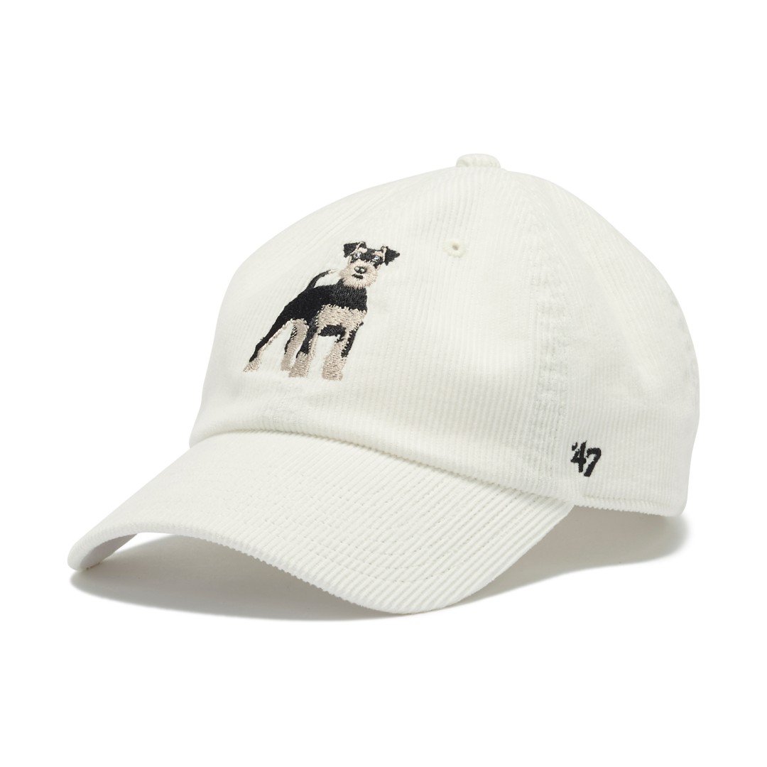 柴犬、パグ、シュナウザー、ポメラニアンをモチーフにした「’47 / フォーティーセブン」キャップが発売 (CLEAN UP)