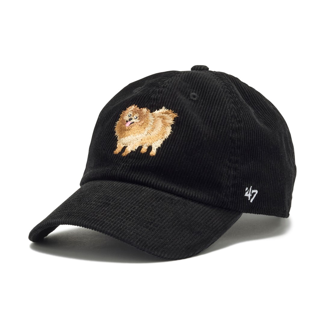 柴犬、パグ、シュナウザー、ポメラニアンをモチーフにした「’47 / フォーティーセブン」キャップが発売 (CLEAN UP)
