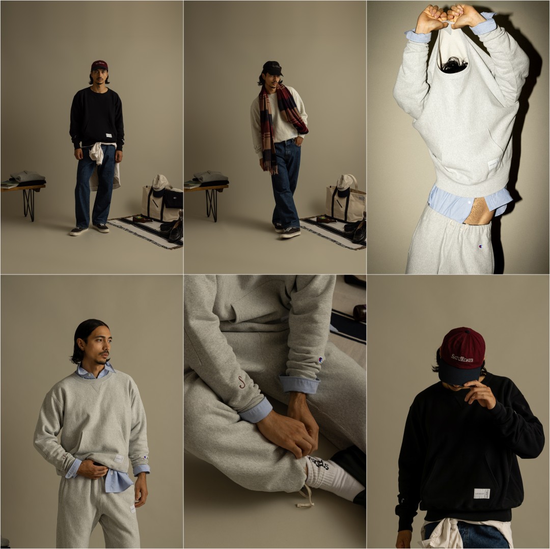 Champion x Saturdays NYC 2026 FW 別注スウェットセットアップが10/24 発売 (チャンピオン サタデーズ サーフ ニューヨーク)