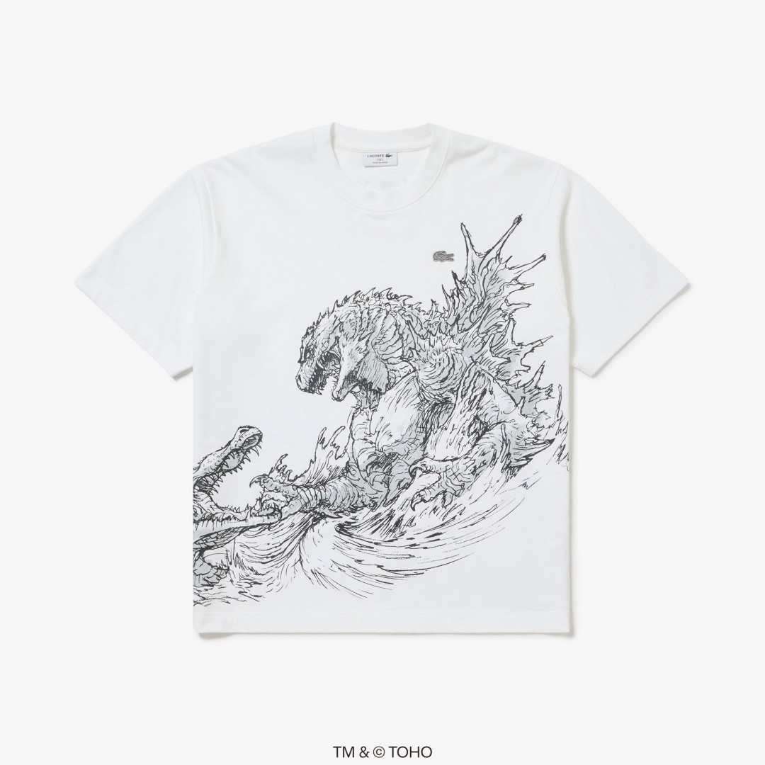 ワニ × ゴジラ「LACOSTE+GODZILLA 0.0」コラボ第3弾が2026年 11/1 発売 (ラコステ)