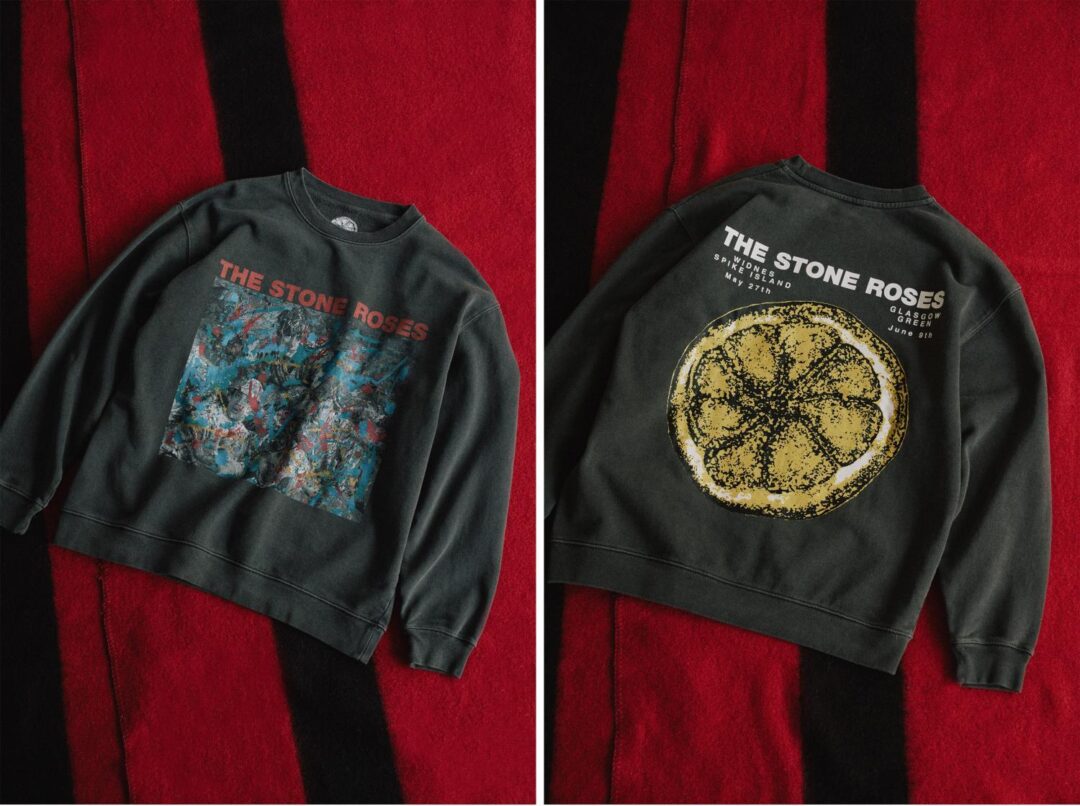 ロックバンド「The Stone Roses」と「bonjour records」のオフィシャルスウェットが2026年 10/23 発売 (ザ・ストーン・ローゼス ボンジュール レコード)