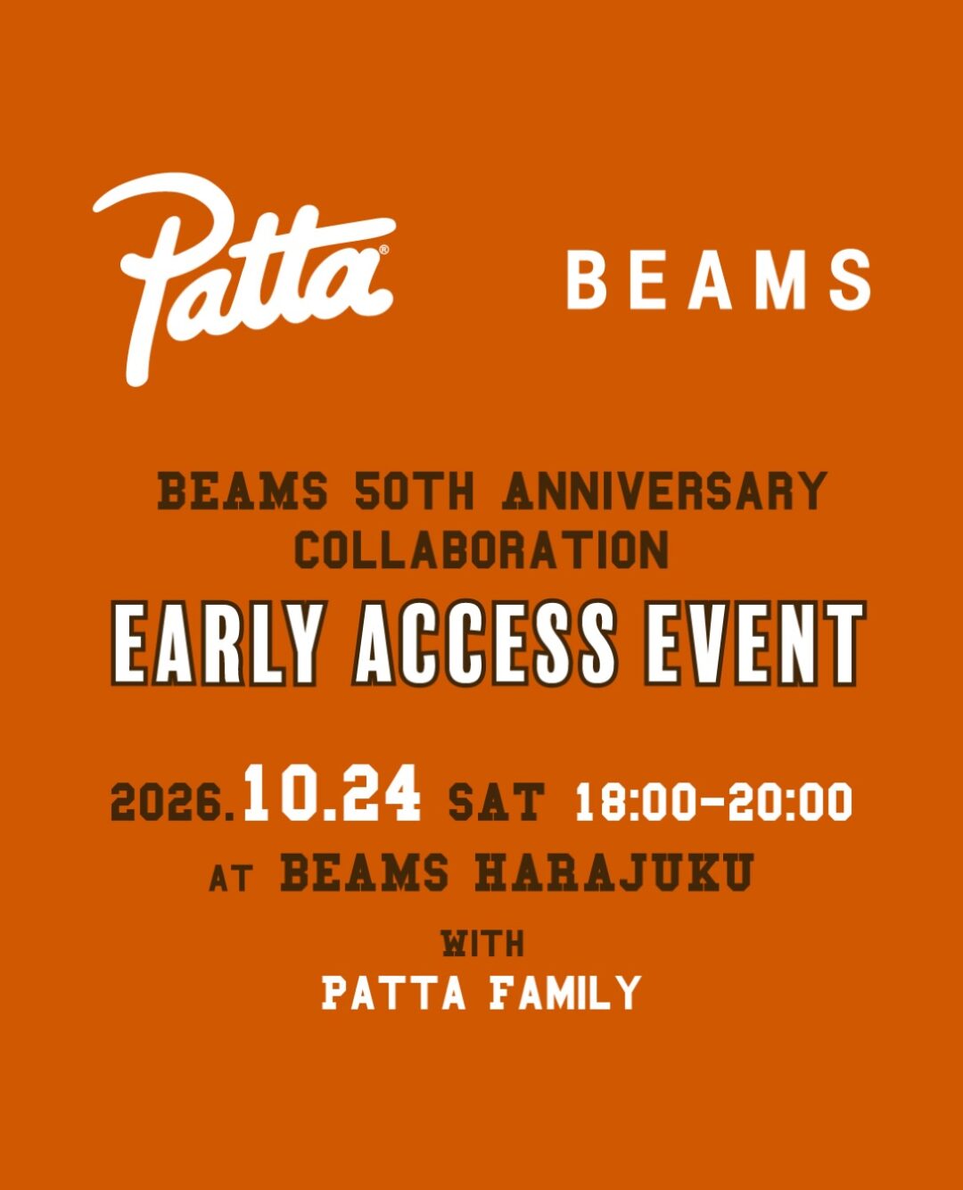 Patta × BEAMS 50周年記念コラボアイテムが近日発売 (パタ ビームス)