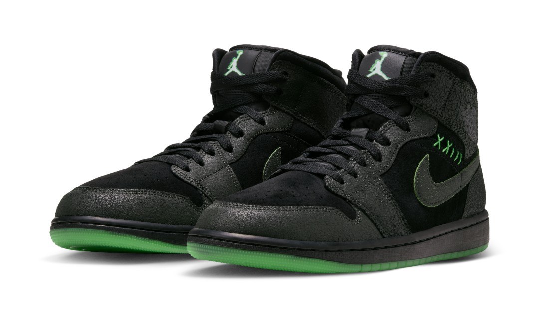 【2026年 10月 発売予定】NIKE AIR JORDAN 1 MID SE “Halloween/Black/Scream Green” (ナイキ エア ジョーダン ミッド “ハロウィン/ブラック/スクリームグリーン”) [IQ5492-001]